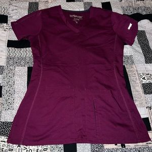 Maroon Grey’s Anatomy Scrub Top XS